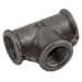 EE 1" BSP F90 Equal Tee Black EE-MI130-1N - FluidAirFittings