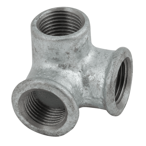 EE 1" BSPP Double Female Outlet Galvanised EE-MI221-1 - FluidAirFittings