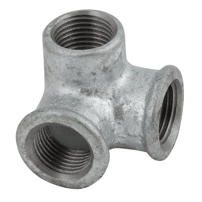 EE 1" BSPP Double Female Outlet Galvanised EE-MI221-1 - FluidAirFittings