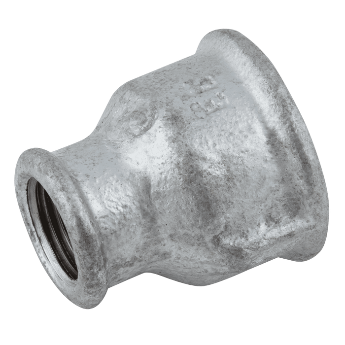 EE 1.1/2" X 1/2" BSP Reducing Socket Galvanised EE-MI240-112-12 - FluidAirFittings