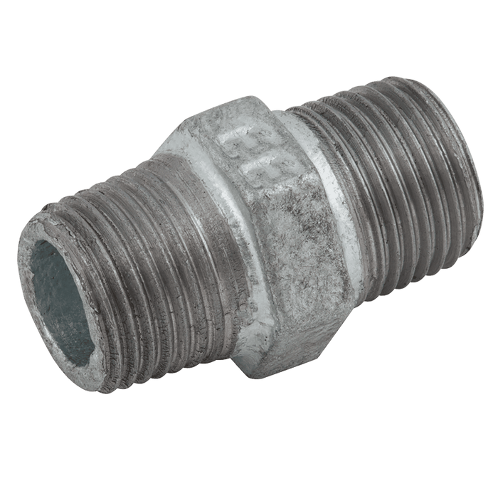 EE 2.1/2" Male BSPT Nipple (Galvanised) EE-MI280-212 - FluidAirFittings