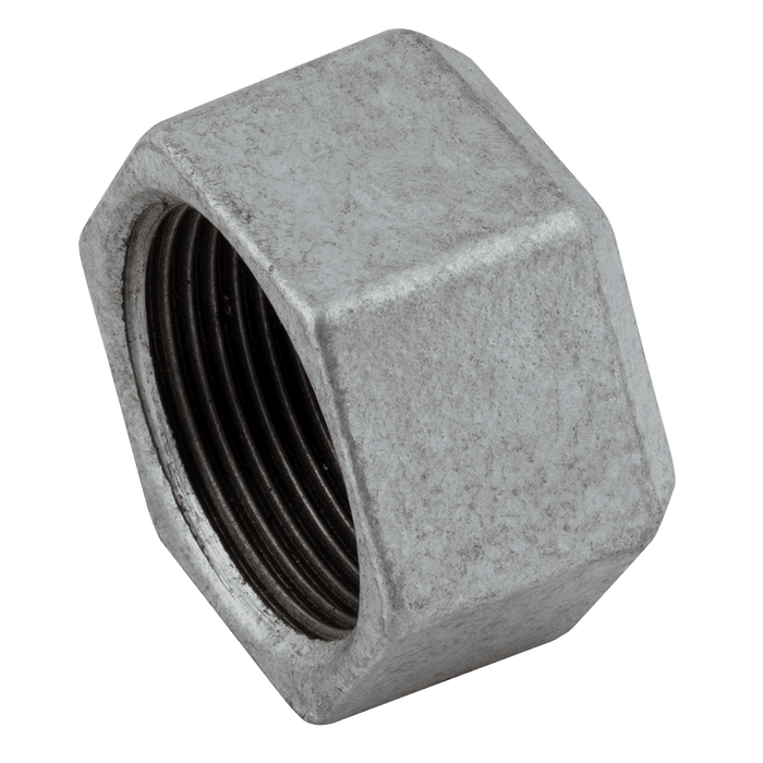 EE 2.1/2" Female BSPP Cap (Galvanised) EE-MI300-212 - FluidAirFittings