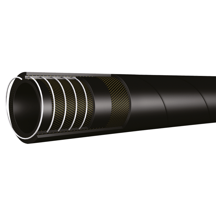FT Pro - RBR-100R4-24-10 57.2MM OD X 1.1/2" ID Hydraulic HOSEHELICAL Wire - FluidAirFittings