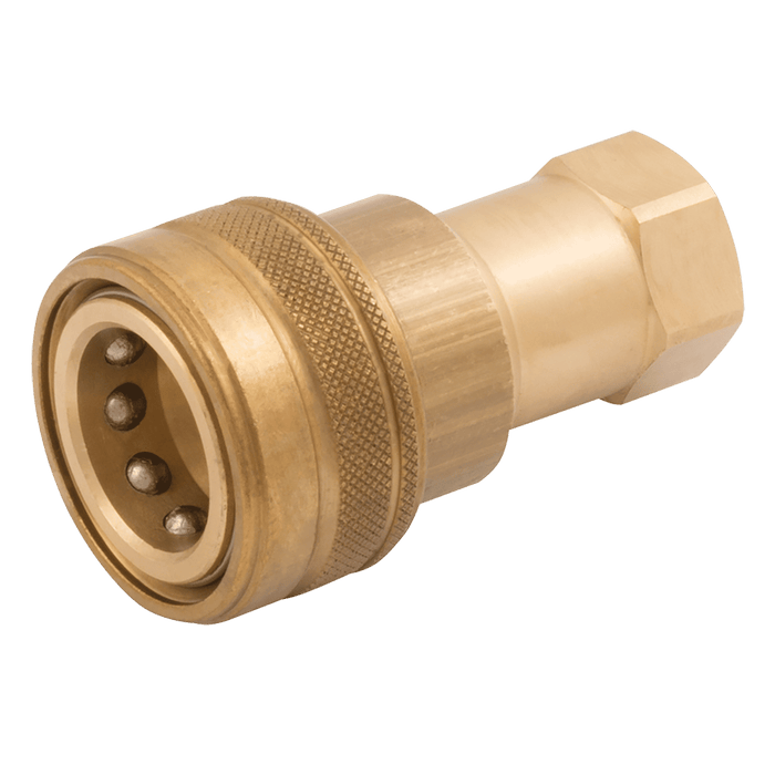 dnp 1/8" BSP Parallel Female Coupling PBVM.0404.002 - FluidAirFittings