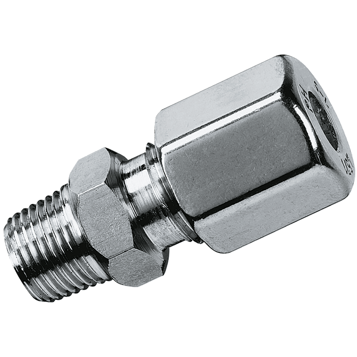 Danfoss Waltech 6MM OD X 3/4" BSPP Form B MSTUD Ss(S) GEV6SR3/4-1.4571 - FluidAirFittings