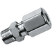 Danfoss Waltech 8MM OD X 1/8" NPT Male Stud SS (L) GEV8L1/8NPT1.45 - FluidAirFittings