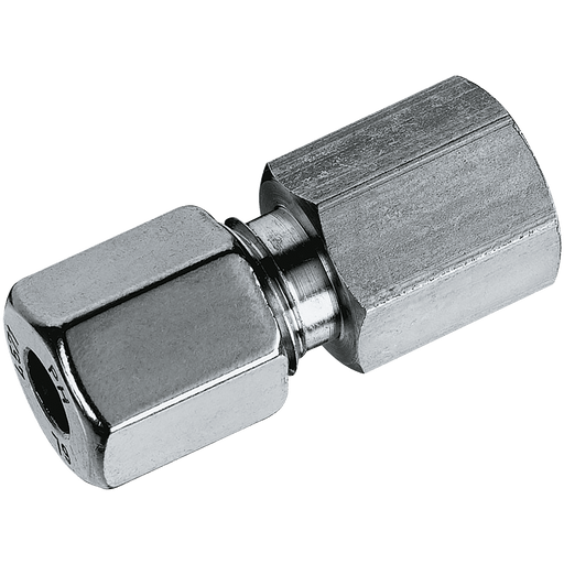 Danfoss Waltech 12MM OD X 1/4" BSPP Female Stud SS (L) GAV12LR14-1.4571 - FluidAirFittings
