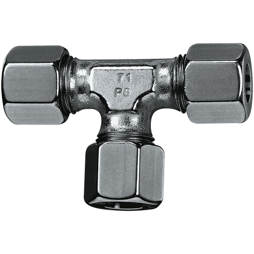 Danfoss Waltech 20MM OD Equal Tee SS (S) TV20S-1.4571 - FluidAirFittings