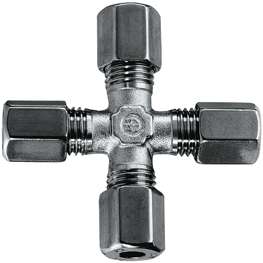 Danfoss Waltech 16MM OD Equal Cross SS (S) KV16S-1.4571 - FluidAirFittings