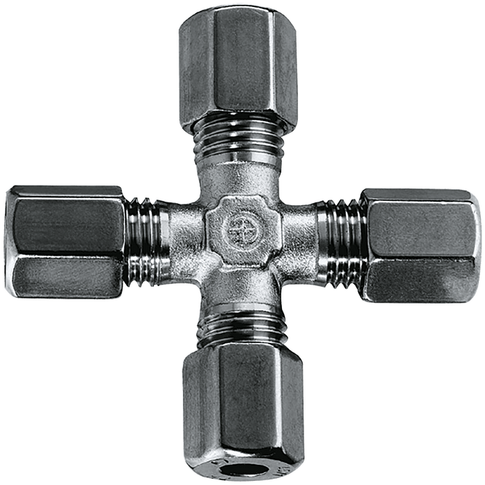 Danfoss Waltech 16MM OD Equal Cross SS (S) KV16S-1.4571 - FluidAirFittings