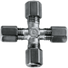 Danfoss Waltech 16MM OD Equal Cross SS (S) KV16S-1.4571 - FluidAirFittings