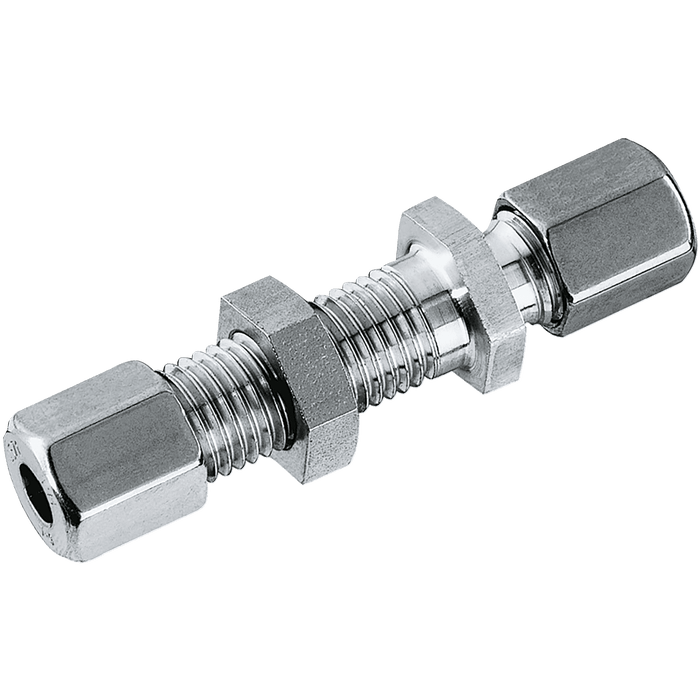 Danfoss Waltech 12MM OD X M20X1.5 Equal Bulkhead SS (S) GSV12S-1.4571 - FluidAirFittings