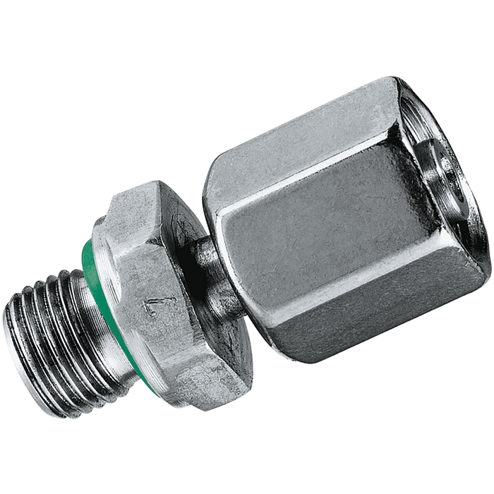 Danfoss Waltech St. Stud S. Pipe ADP BSPP 12S X 1/2" SS EGES12SR1/2WDVI - FluidAirFittings