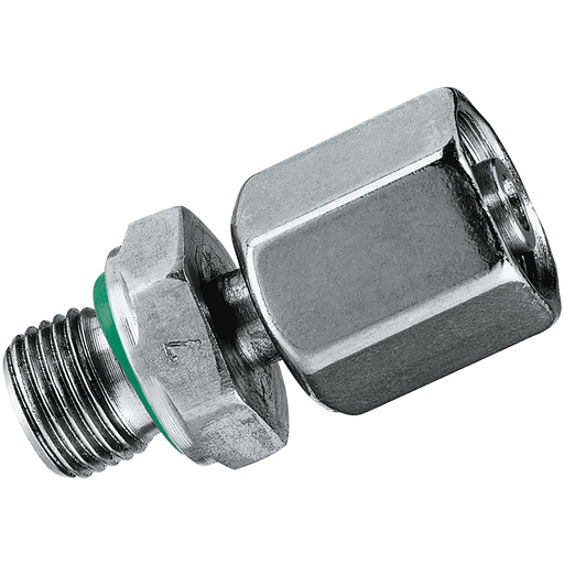 Danfoss Waltech St. Stud S. Pipe ADP BSPP 22L X 3/4" SS EGES22LRWDVISV - FluidAirFittings