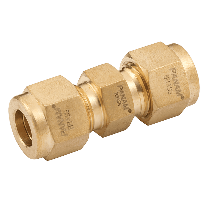 PANAM - U-125-B Union 1/8 OD Brass - FluidAirFittings