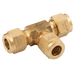 PANAM - UT-500-B Union Tee 1/2 OD Brass - FluidAirFittings
