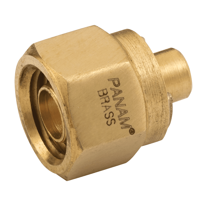 PANAM - P-500-B Plug 1/2 OD Brass - FluidAirFittings