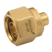 PANAM - P-375-B Plug 3/8 OD Brass - FluidAirFittings