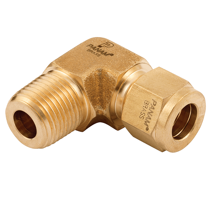 PANAM - ME-12-500N-B 1/2" NPT X 12MM OD Elbow - FluidAirFittings