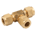 PANAM - UT-10-B Union Tee 10 OD Brass - FluidAirFittings