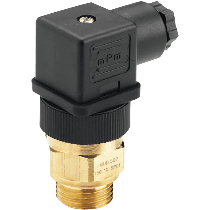 PVL 50 C Temp Switch 3/8 BSPP Brass Body 507-21-02-050 - FluidAirFittings