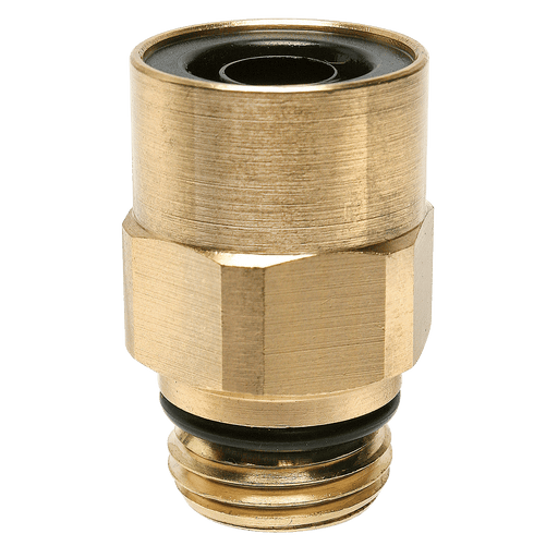 Camozzi M16 X 1.5 Metric Male X 10/7MM OD Straight Adaptor 9512-10/7-M16 - FluidAirFittings