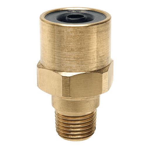 Camozzi 1/8" NPT Male X 6MM OD Straight Adaptor 2779649 - FluidAirFittings