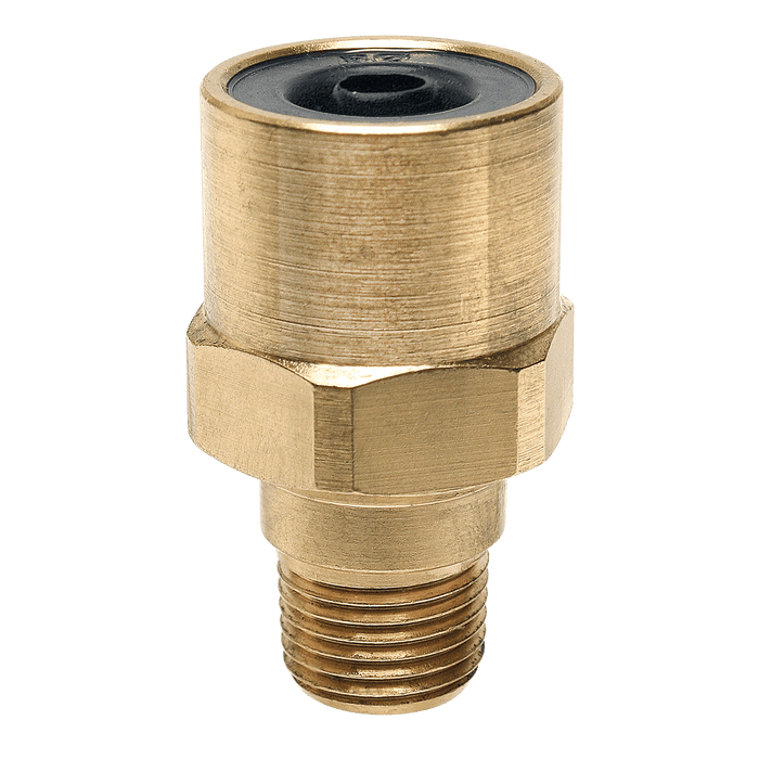 Camozzi 1/8" NPT Male X 6MM OD Straight Adaptor 2779649 - FluidAirFittings