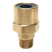 Camozzi 1/8" NPT Male X 6MM OD Straight Adaptor 2779649 - FluidAirFittings