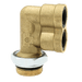 Camozzi M22 X 1.5 Metric Male X 12MM OD Double Push-In, Male, Metric Elbow Adaptor 9402-12-M22 - FluidAirFittings