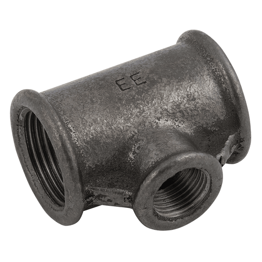 EE Black Tee Increasing On Branch 1.1/2" X 2" X 1.1/2" EE-MI130-112-2N - FluidAirFittings