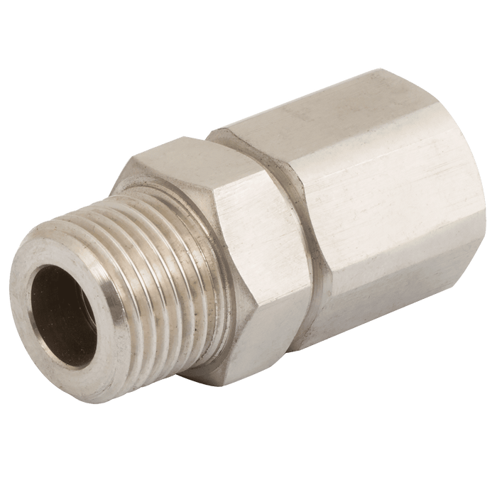 FT Pro 1/4" BSP Male/Female SS Swivel Coupler Standard 21-055 - FluidAirFittings