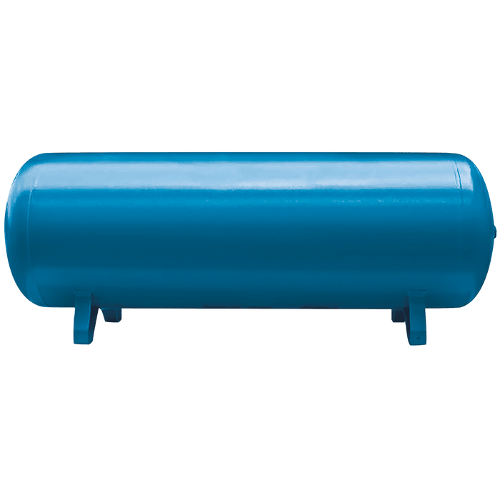 FT Pro - VEC01095 100LTR Horizontal Air Receiver Fixed Feet - FluidAirFittings