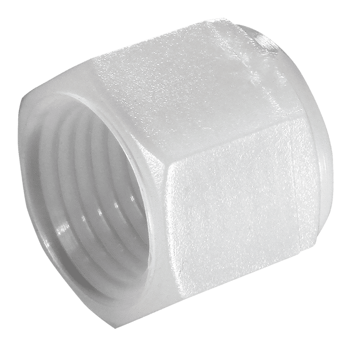 Tefen 1/2" BSPT Female Blanking Cap PV13-12 - FluidAirFittings
