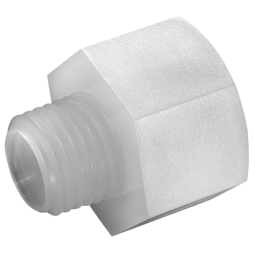 Tefen 3/8" BSPT Female X 1/4" BSPT Male Bush PV3-14-38 - FluidAirFittings