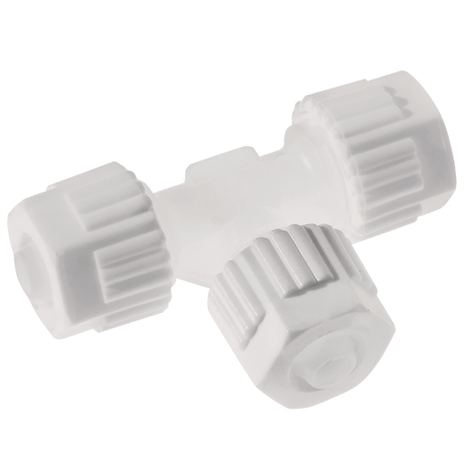 Tefen Union Tee 6MM PVDF PPV9-6 - FluidAirFittings