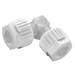 Tefen Union Elbow 12MM PVDF PPV5-12 - FluidAirFittings