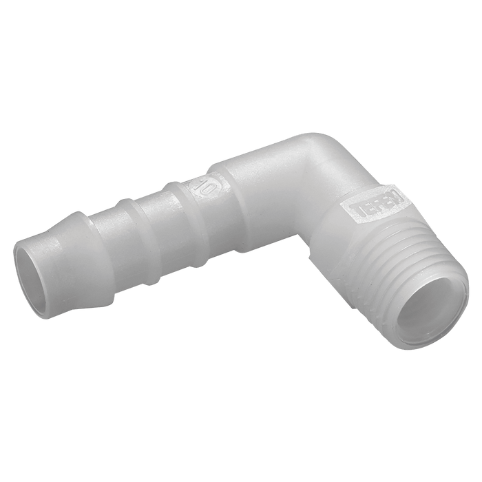Tefen 1/4" BSPT Male Elbow Hose Connector PPV16-6-14 - FluidAirFittings