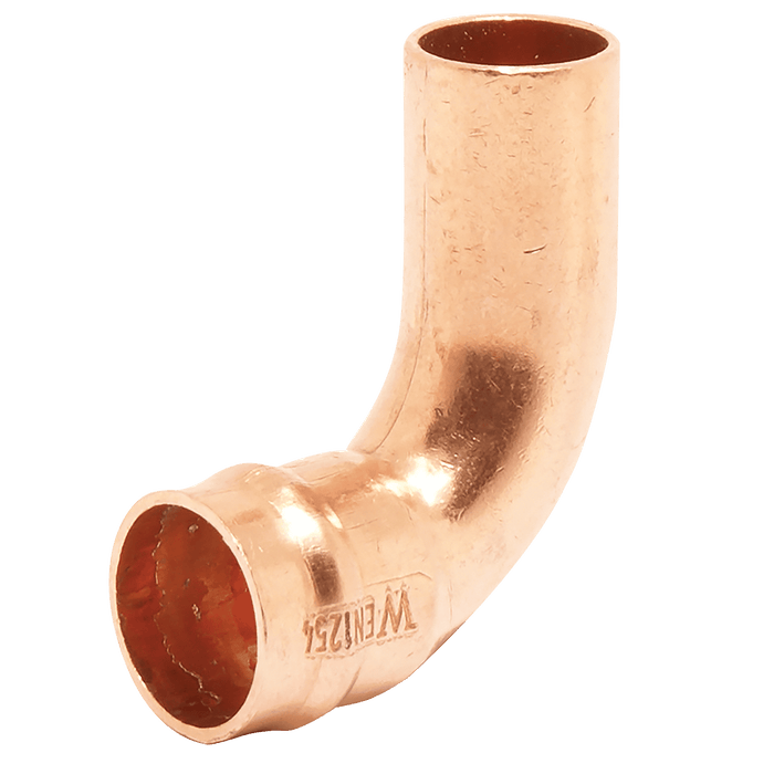 28MM Solder Ring 90 Street Elbow M-SRST90-28 - FluidAirFittings