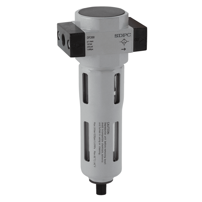 FT Pro 3/8" BSP Parallel Female Filter Regulator Lubricator DF400-03-D - FluidAirFittings