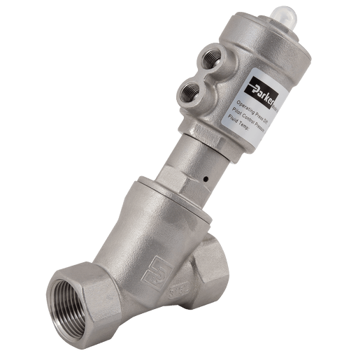 Parker 3/8 ASV N/C FUS 304SSACT/316SSBOD AWH PA10SAG3R050S - FluidAirFittings