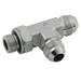 Parker 1/4" BSP X (3/8") 10MM OD Tee 6R4OMXS - FluidAirFittings