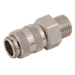 Kee 3/8" BSPP Male Coupling 050CVMP38BNN - FluidAirFittings