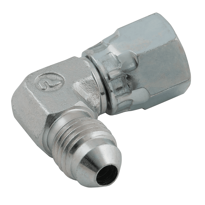 Parker 1/4-6MM Triplelok 90° Elbow Male/Female 4C6MXS - FluidAirFittings