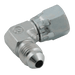 Parker 1/4-6MM Triplelok 90° Elbow Male/Female 4C6MXS - FluidAirFittings