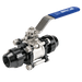 Aircom 32MM NB 316 SS Ball Valve QLVAINOX032 - FluidAirFittings
