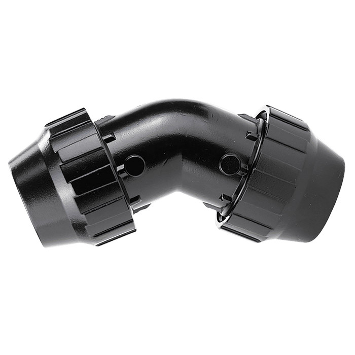 Aircom 45° Elbow Aluminium 32MM QLGO45AL032 - FluidAirFittings