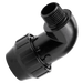 Aircom Male Stud 90° Elbow Aluminium 25MM to G3/4" QLGO90MAL025068 - FluidAirFittings