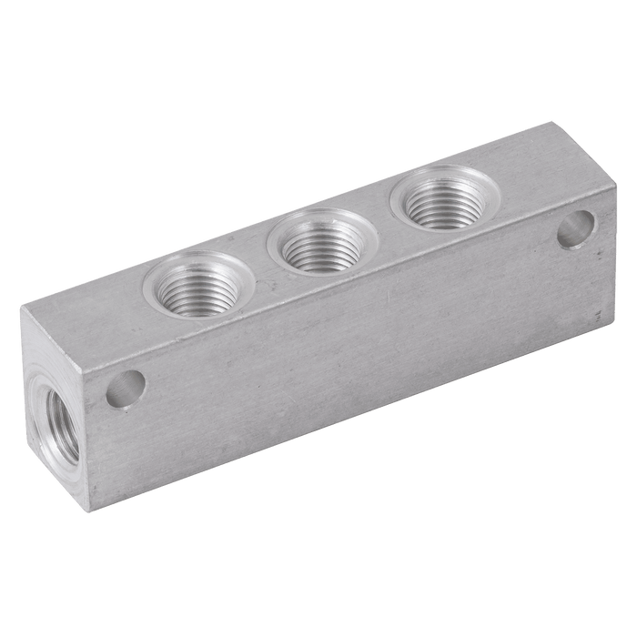 Bijur Delimon Junction 3 Way M10X1 in and Out 57X22X16 AJ138 - FluidAirFittings