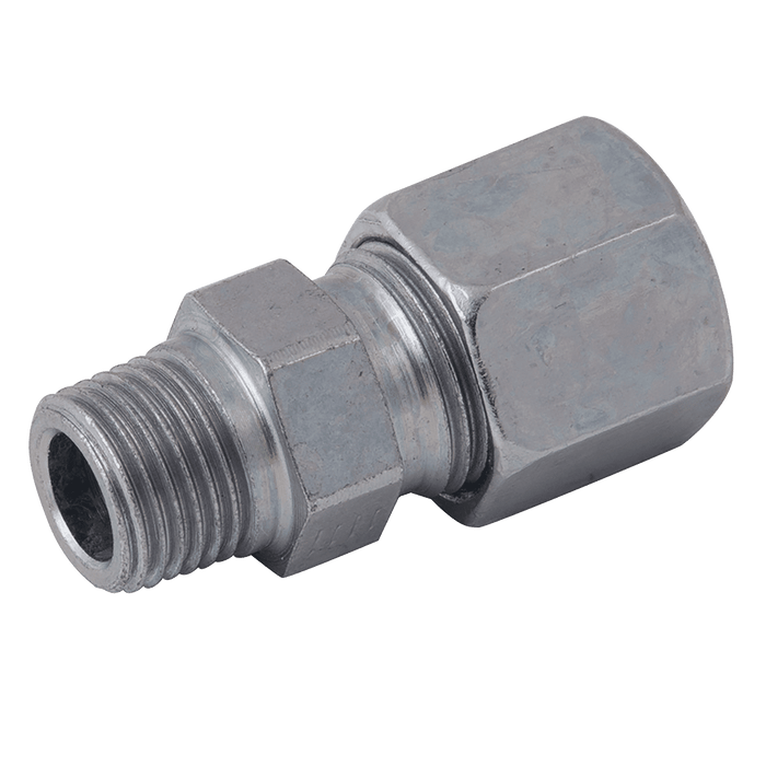 Conexa 12MM OD X 1/4 BSPT Male Stud (L) FT-GE12LR1/4K - FluidAirFittings